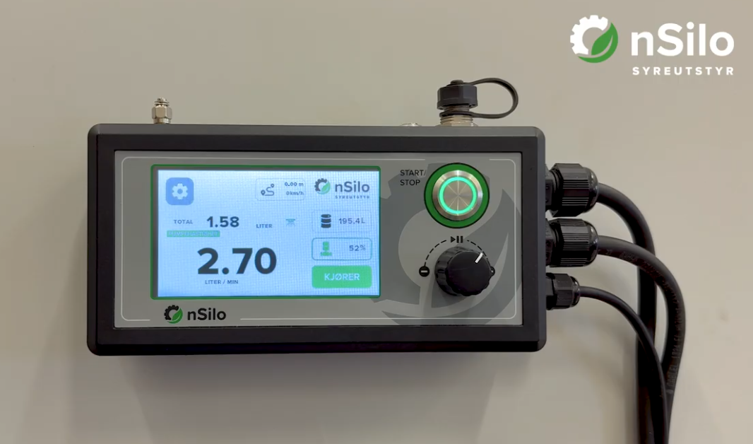 Video av det nye displayet